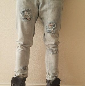 Customized Tommy Hilfiger skinny jeans